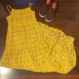 Juicy yellow printed dress!